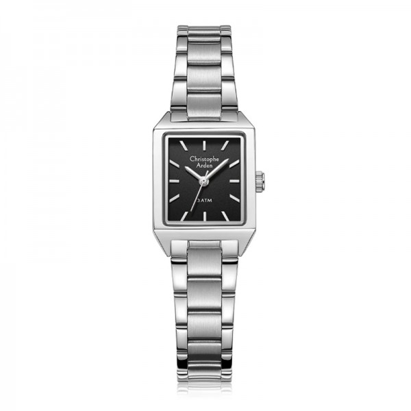 Christophe Arden CA 1004 Silver Black Lady Steel LHBSSBA